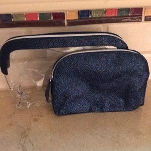 NWOT Orlane Paris coordinating cosmetic bag set